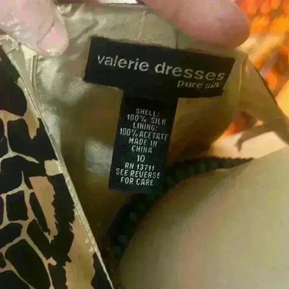 Valerie Dress 100% Pure silk ladies dress size 10 career interview cocktail - Picture 6 of 7